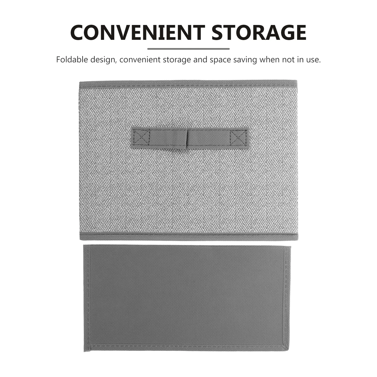 

Fabric Storage Bin Nonwoven Clothes Laundry Organizer Portable Household Sundries Container Multi-Function Room Organizer