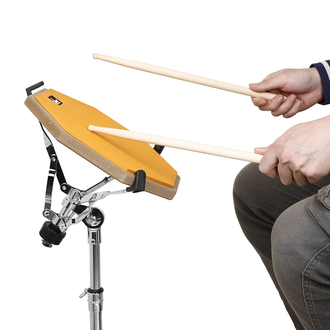 

SLADE 12-дюймовый тренировочный коврик для барабанов, бесшумный коврик для барабанов, резиновый деревянный тупой барабан, немая подушка для тренировок для джазовых барабанов, упражнений для начинающих