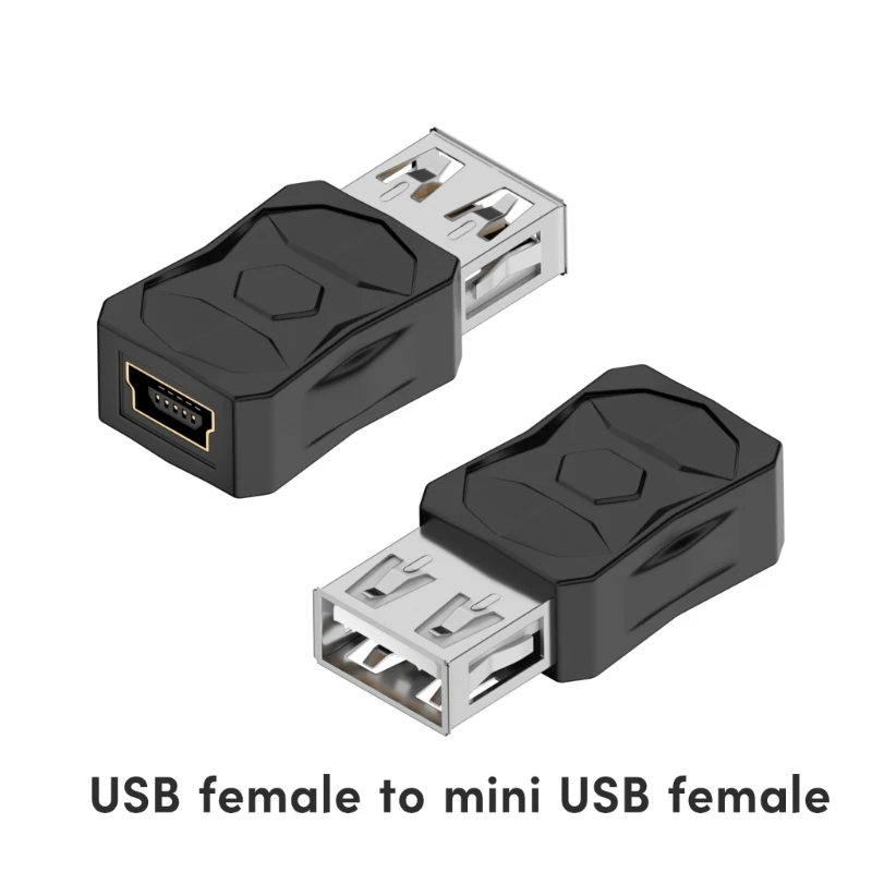 DXAB USB2.0 Adapter Micro/Mini Male Female Converter Connector USB Changer Adapter