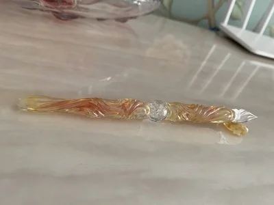 Luxo Alta Qualidade Handmade Crystal Glass dip Pen