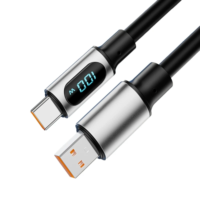 العرض الرقمي USB ذكر إلى USB C ذكر موصلات سلك الطاقة شحن خط البيانات