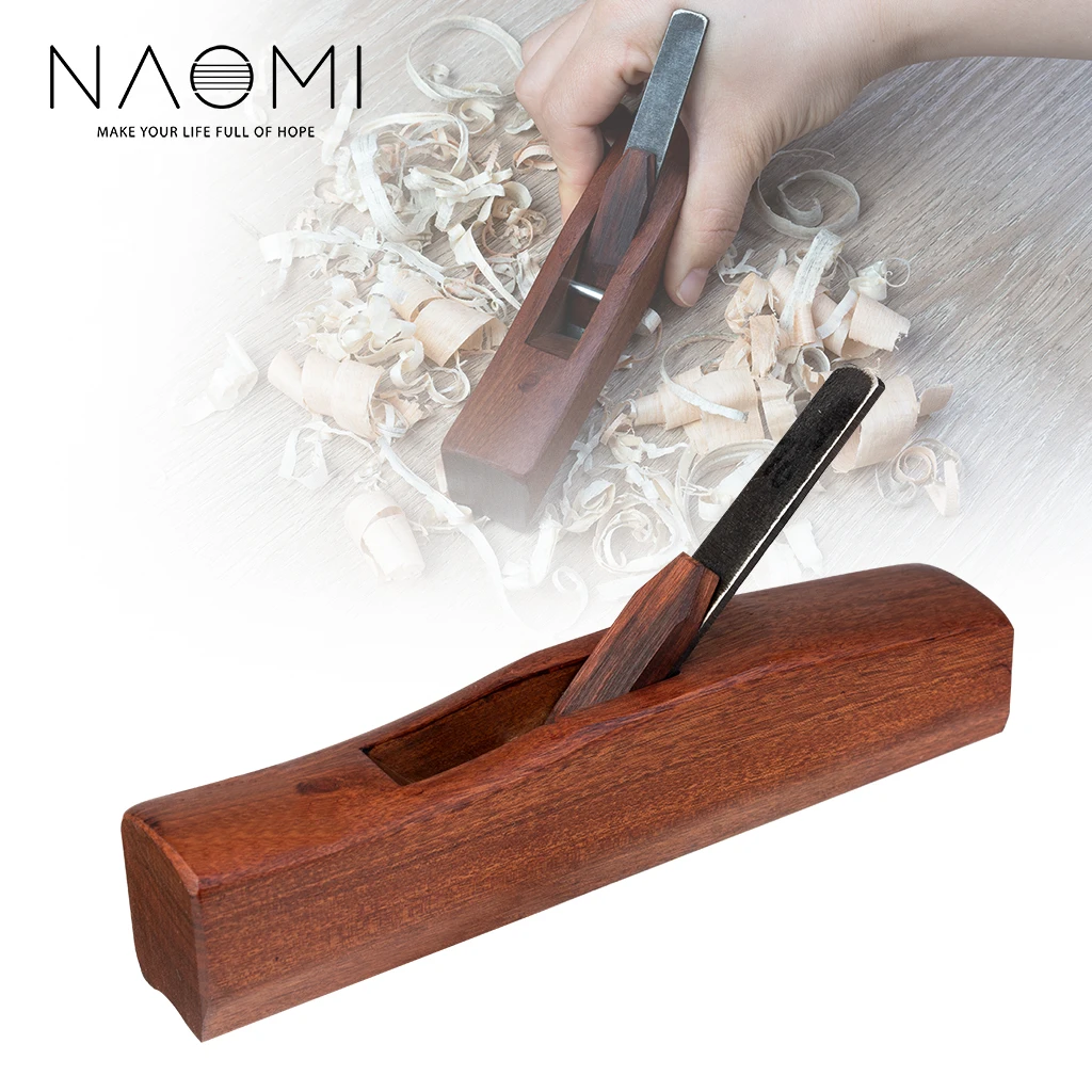 NAOMI Hong Kong-Style Shungee Rosewood Plane HSS Cut Woodworking Rosewood Hand Plane DIY Grooving Wood Plane 3#