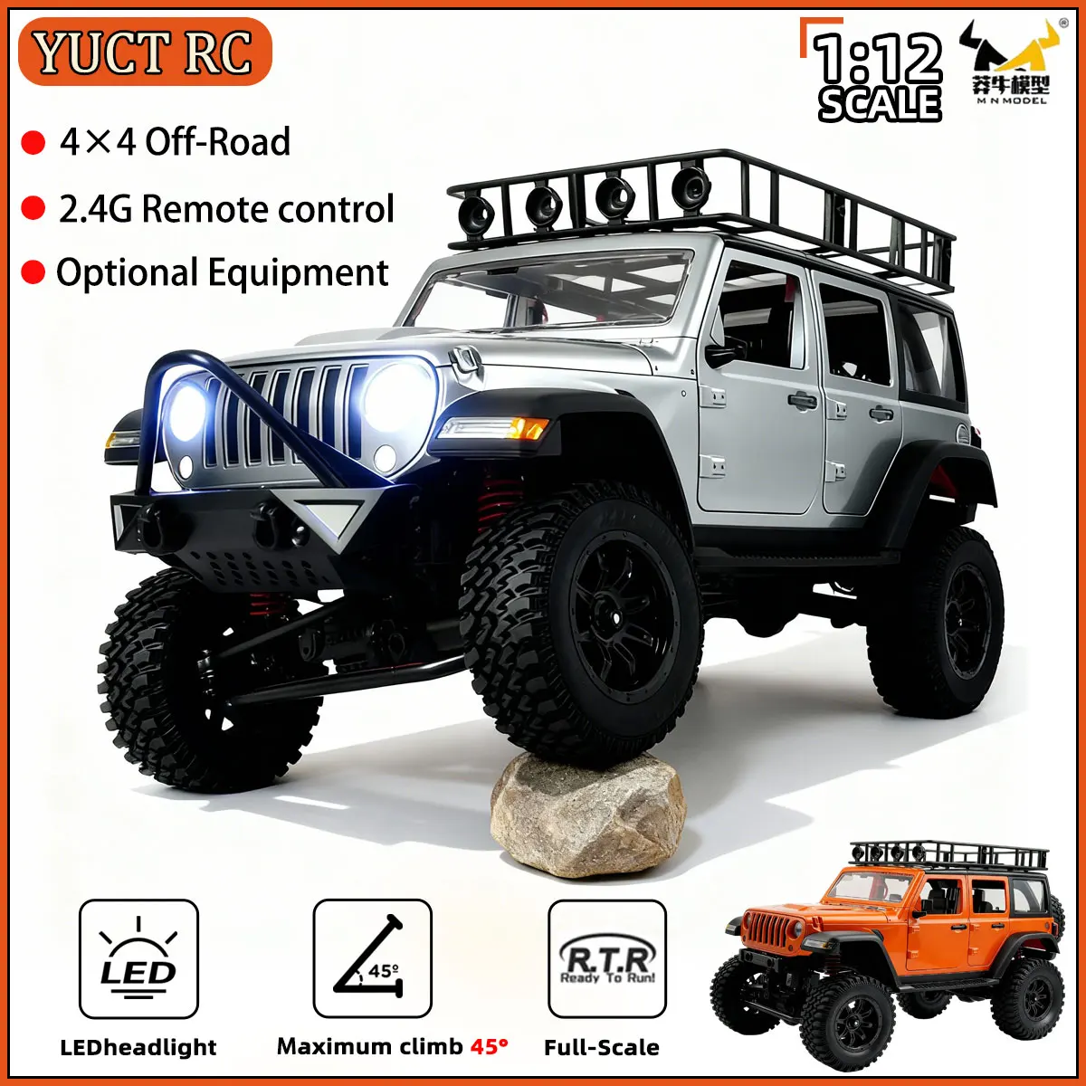 

Радиоуправляемая машинка MN128 1:12, полноприводный внедорожник-краулер 4x4, 2.4ГГц, с полнопропорциональным управлением, LED-подсветкой, профессиональная радиоуправляемая игрушка, подарок для мальчиков