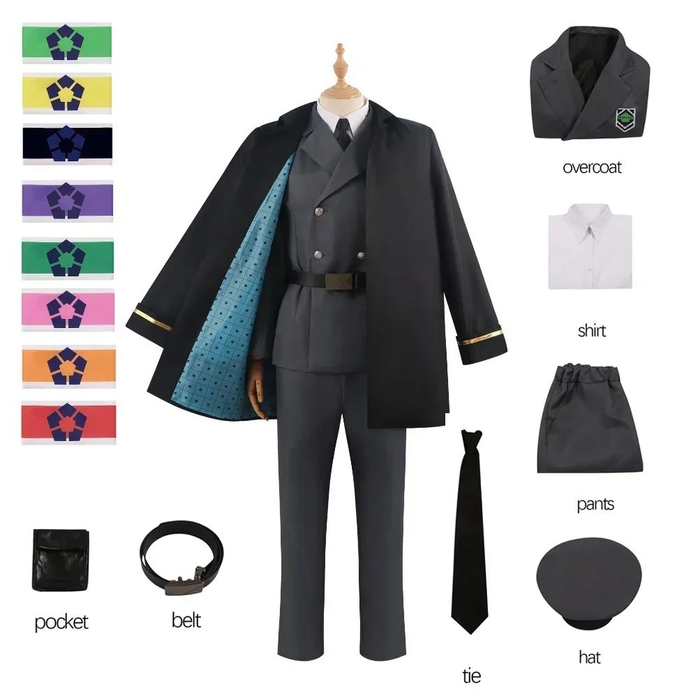 

Anime BLUE LOCK Isagi Yoichi Cosplay Costume Prison Guard Uniform Full Set Kunigami Rensuke Role Play Suit Halloween Party