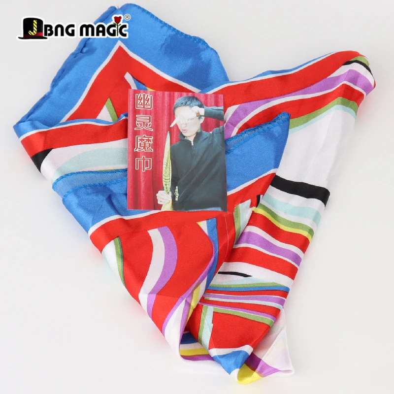 1Pcs High Quality Standing Magic Silk Scarf Magic Trick Silk Magic Scarves Show Magic Props For Magician Accessoriess