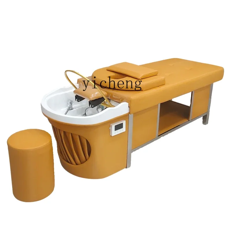 

ZWS. Special shampoo bed for barber shop High-end beauty salon Constant temperature water circulation fumigation bed