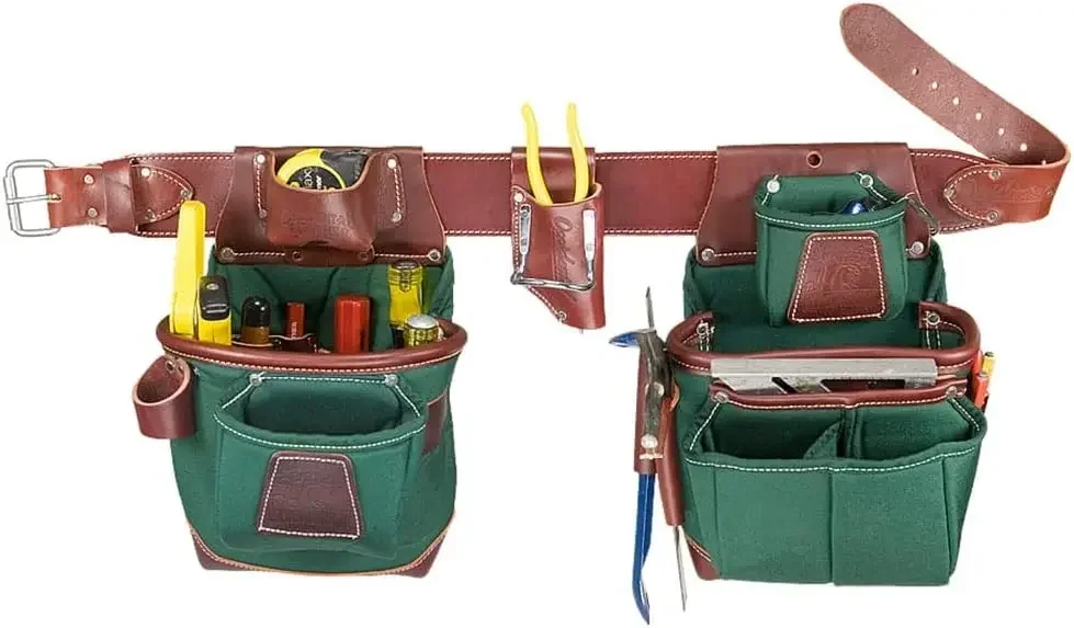 Leather 8585 SM Heritage FatLip Tool Bag Set,Small