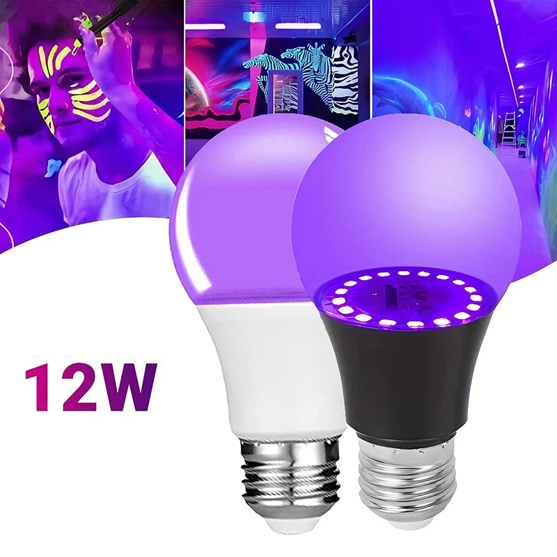 12W E27 Black Light…