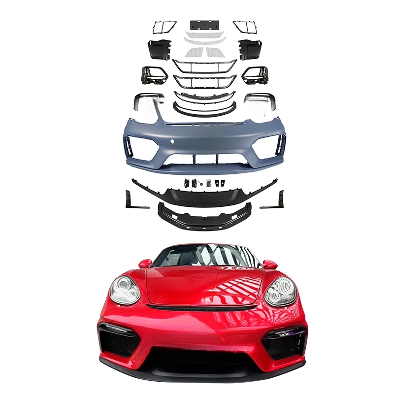 

Suitable 2006-2012 987 upgraded GT4 front bumper body kit PP material car grille