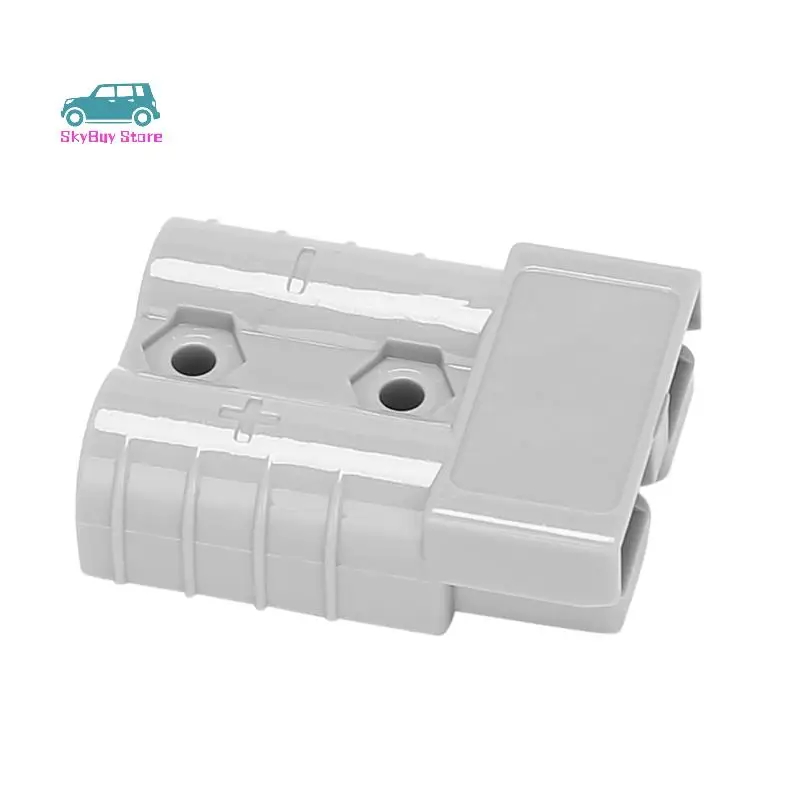 

5X для разъемов в стиле Anderson 50A 600V 6-12AWG AC/DC электроинструмент для 6AWG с твердыми клеммами с покрытием, серые