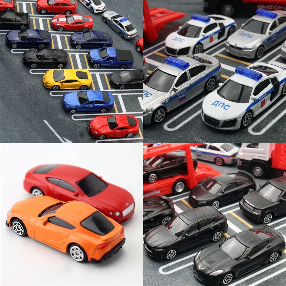 1:64 Corvette C6R Car Model Replica Scale Diecast Miniature Art Chevrolet Ford BMW VW Vehicle Collection Kid Boy Gift Toy