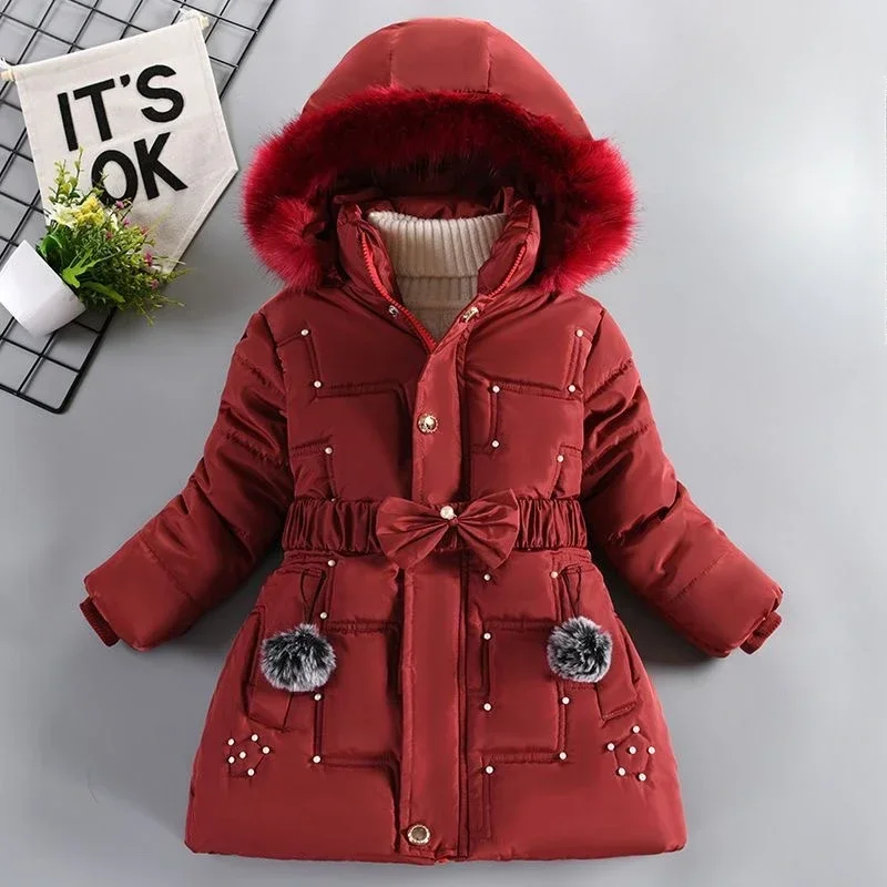 Winter Coat for Girl Velvet Jacket and Cotton Jacket Fashionable Boy Winter Jacket Kids Jackets for Girls Outerwear Ropa De Niña