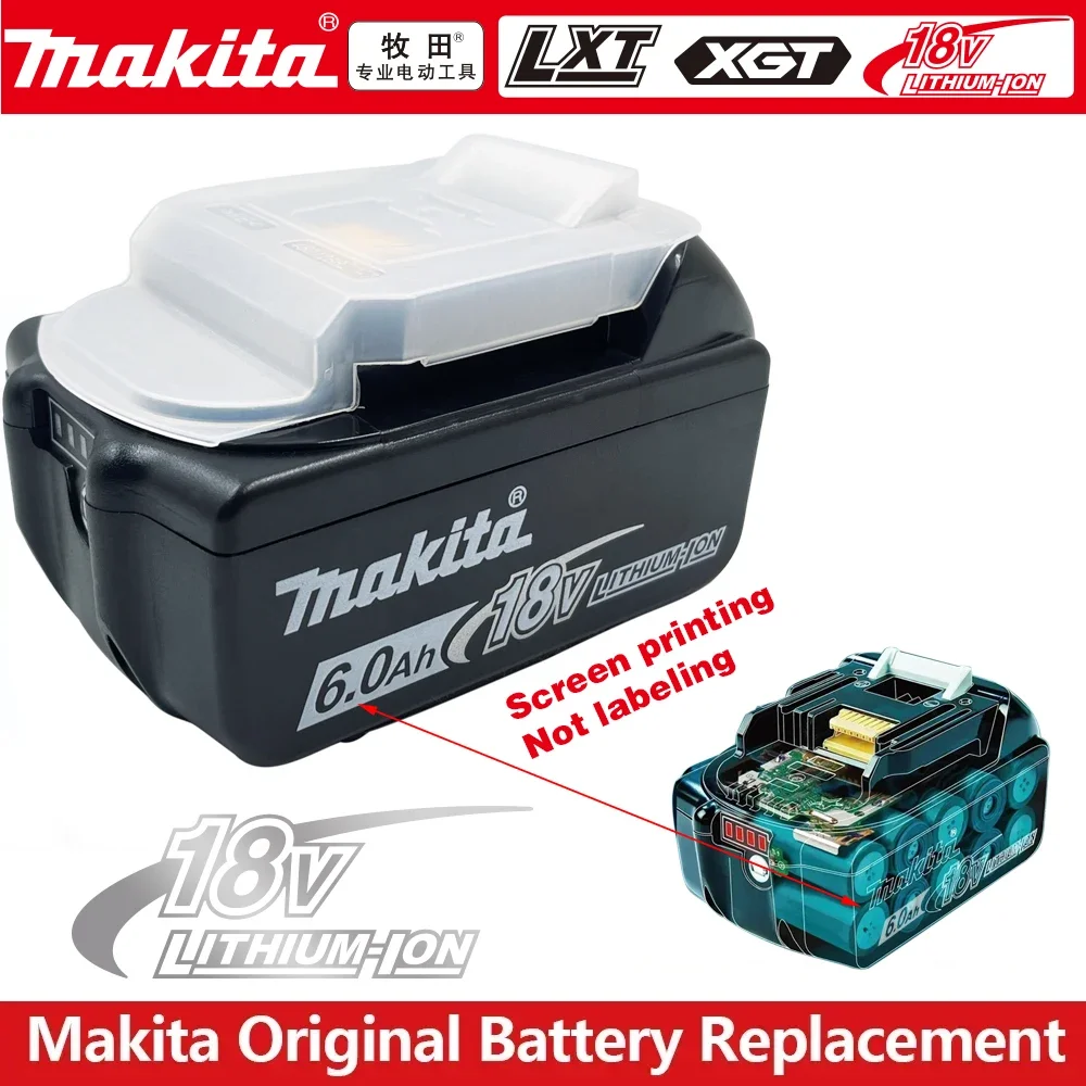 Makita Original 9Ah/6Ah//5Ah for Makita 18V Battery bl1815 bl1830 bl1840 bl1845 bl1860 bl1445 bl1460 Replacement Lithium Battery