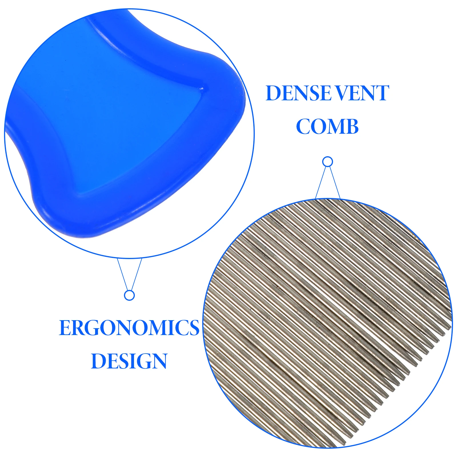 

Pet Dog Cat Puppy Flea Egg Dirt Remover Comb Sky Blue Stainless Steel Tooth Cleaning Grooming Brush Ergonomic Handle Easy