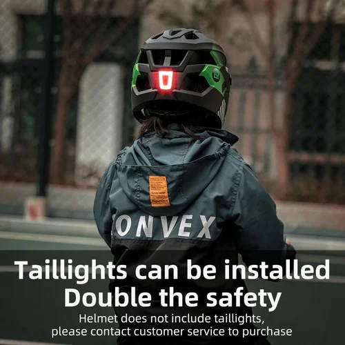 Imagen 2 del producto ROCKBROS-casco de ciclismo para niños, máscara completa desmontable para bicicleta, monopatín, Scooter, seguridad, MTB, bicicleta de carretera