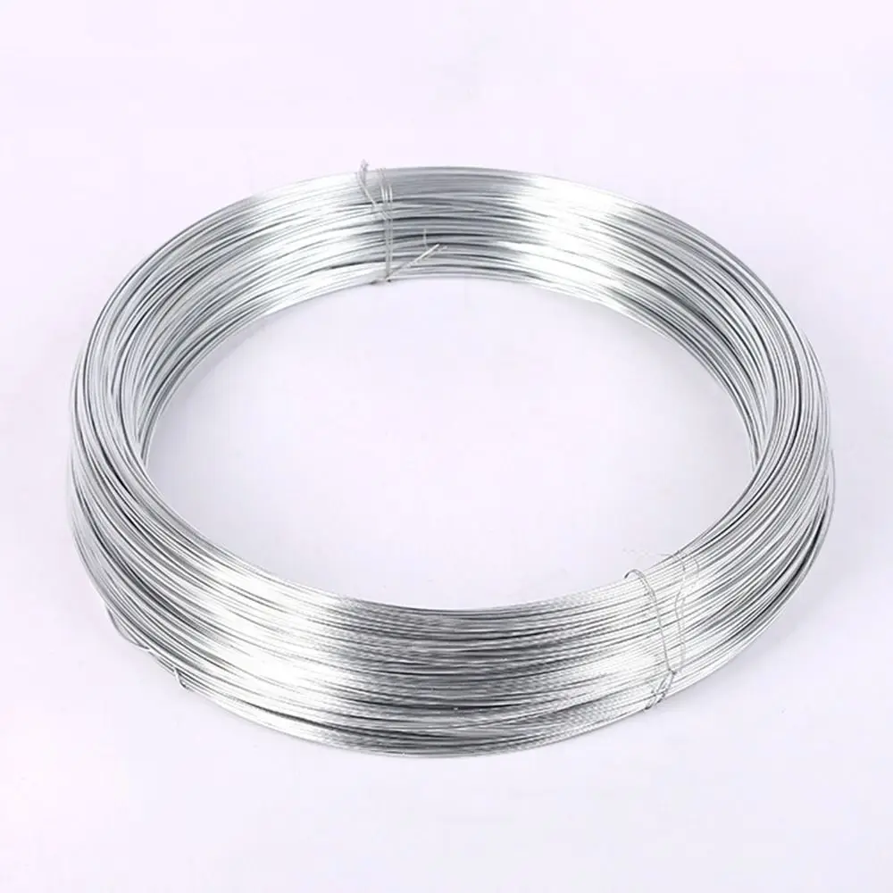 Handmade Solid Wire Galvanized Iron Wire Steel Wire Galvanized Hobby Wire Crafts DIY Projects