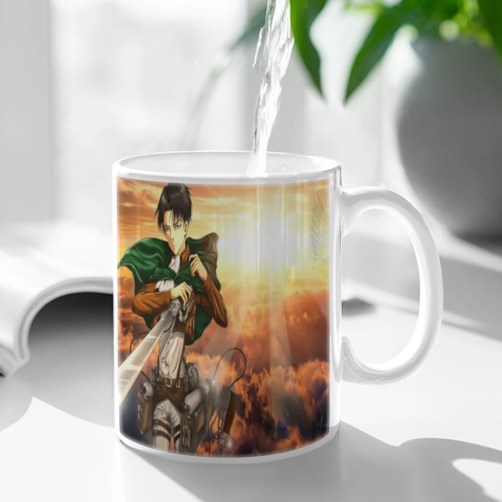 

Anime Attack On Titan Soldier Commander Eren Ceramic Cup Coffee Oatmeal Breakfast Cup Creative Personality Mug