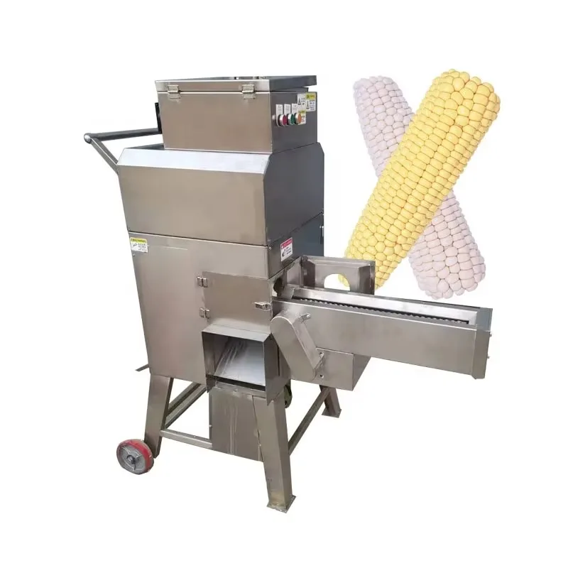 Customized High Efficiency Automatic Corn Thresher Portable Sweet Glutinous Maize Sheller Stripper for Catering Use