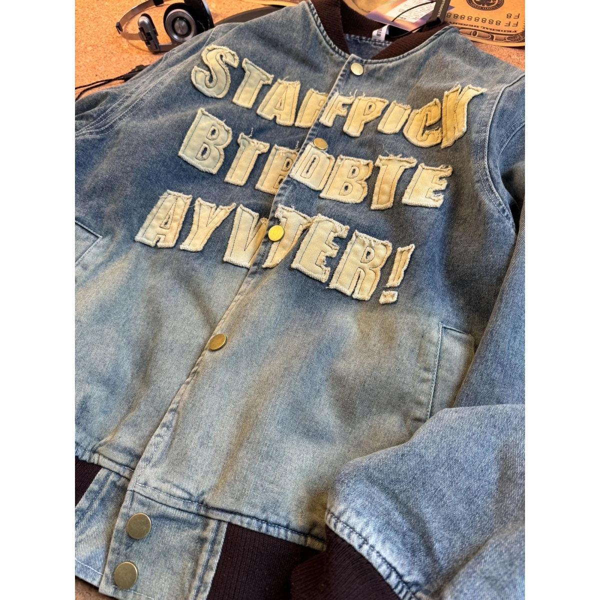 

Retro American Sle Baseball Jaet Men's Heavy Embroidery Letter Patch Cloth Coat Spring Autumn Winter Youth Faion Outerwear