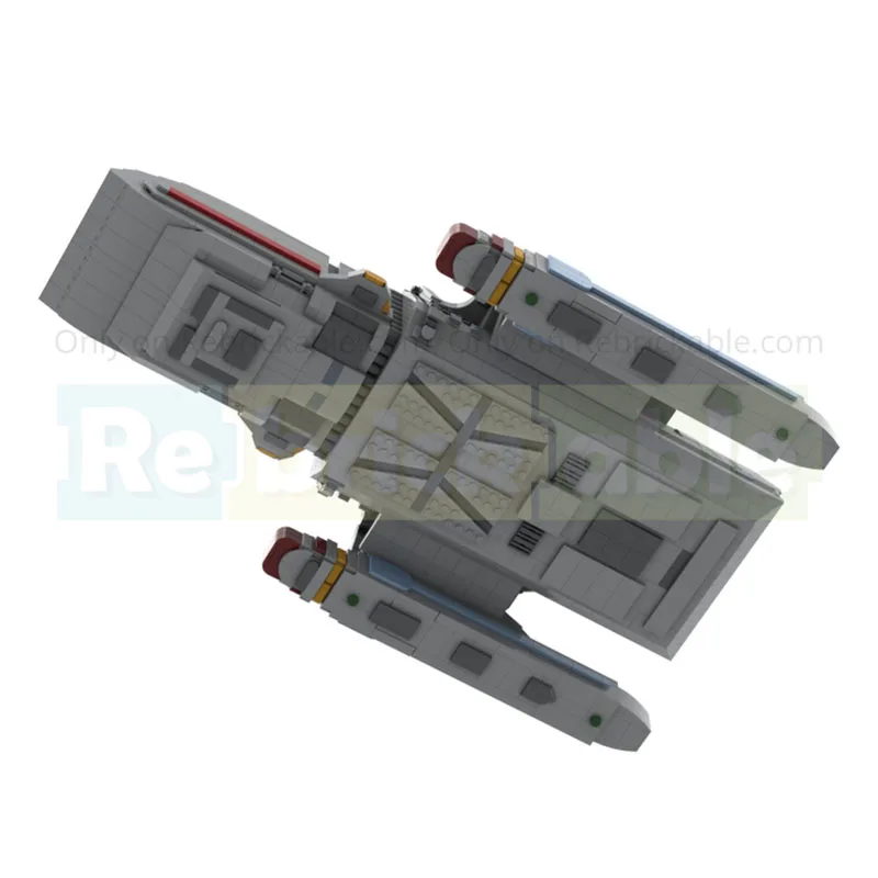 

MOC-147771 Космический корабль Moc Строительный блок Космическая война Креативные расширительные кирпичи Space Trek Runabout 4266 шт. Коллекционные игрушки Подарки