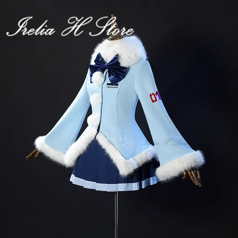 Irelia H Snow mi 2025 future ku Cosplay Costume  winter coat skirt