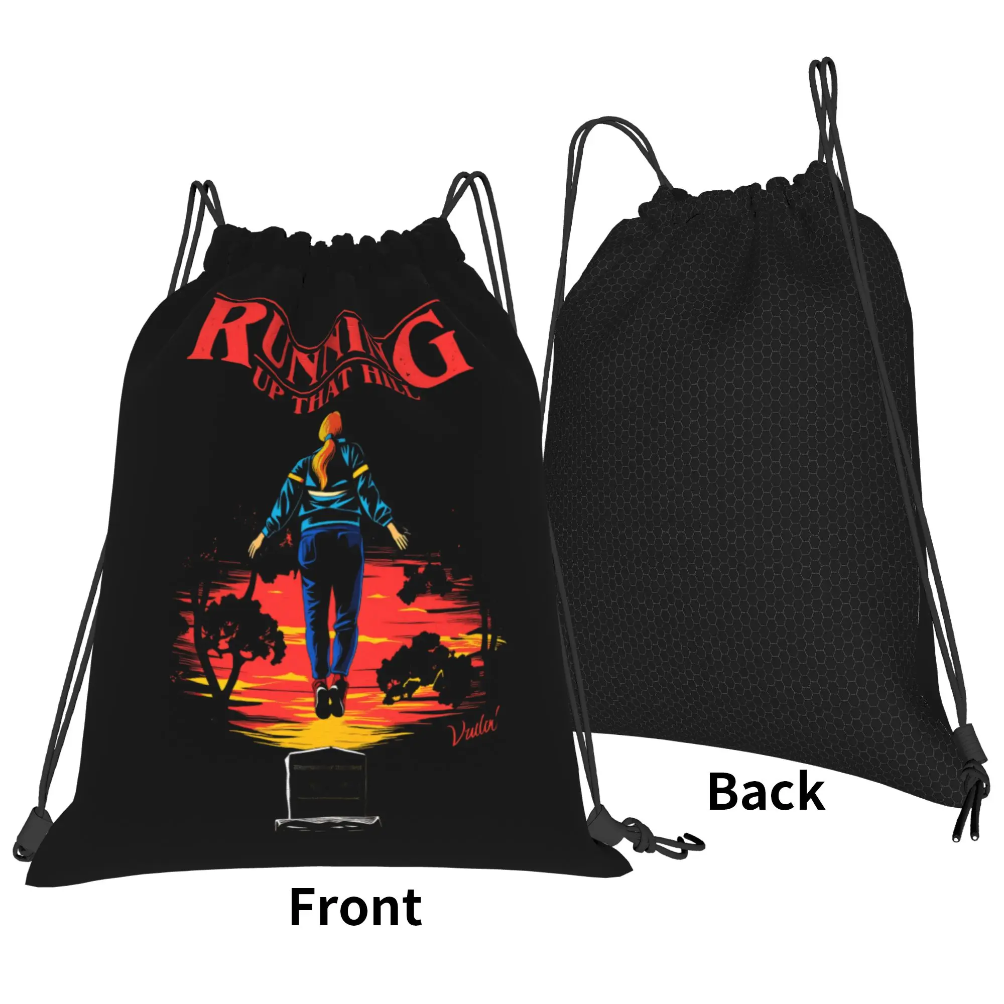 Drawstring Bag American TV Series Backpack Eddie Munson The Demogorgon Lightweight Lightweight School Gym Sackpack String Bags
