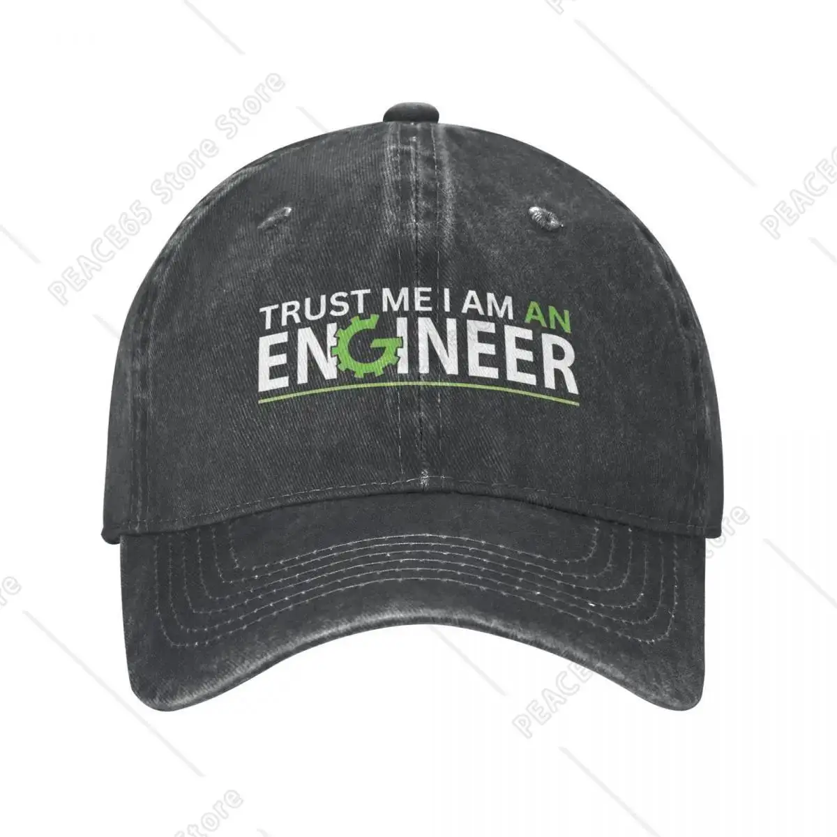 

Vintage Trust Me I'm An Engineer Meme Mechanical Baseball Caps for Men Distressed Denim Washed Snapback Cap Outdoor Caps Hat