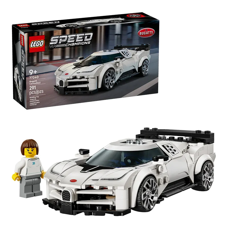 

Кирпичи Lego, сборка суперкара Bugatti Centodieci, модель гоночного автомобиля, набор строительных блоков, детская игрушка в подарок