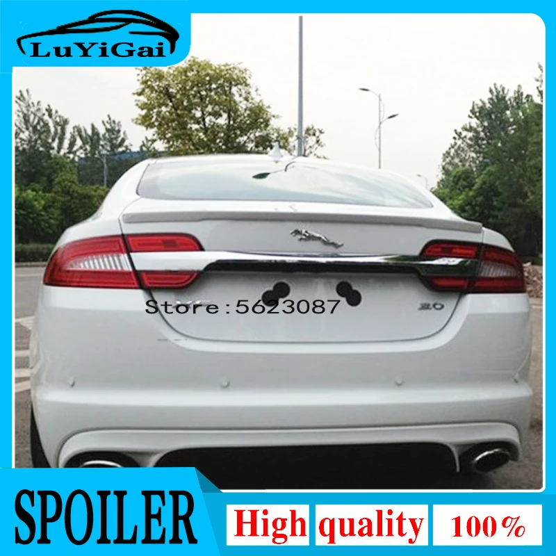 

Car Styling High Quality PU Material Unpainted Color Rear Roof Wing Lip Trunk Spoiler Wing For Jaguar XF 2012 2013 2014 2015