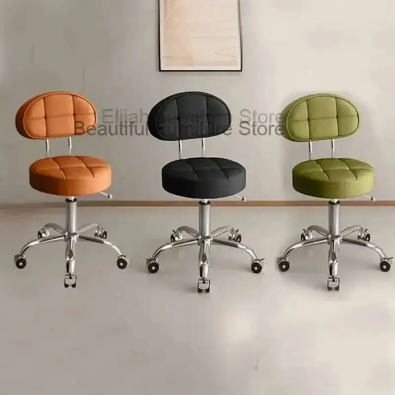 

Pulley Barber Chairs Backrest Beauty Hairdressing Salon Pedicure Chair Lifting Manicure Hairdresser Hair Salons Stool Furniture