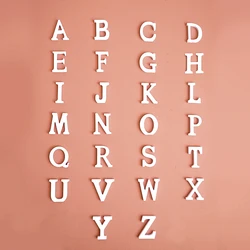 1 white English letter decoration, PVC material, simple style indoor desktop, study decoration