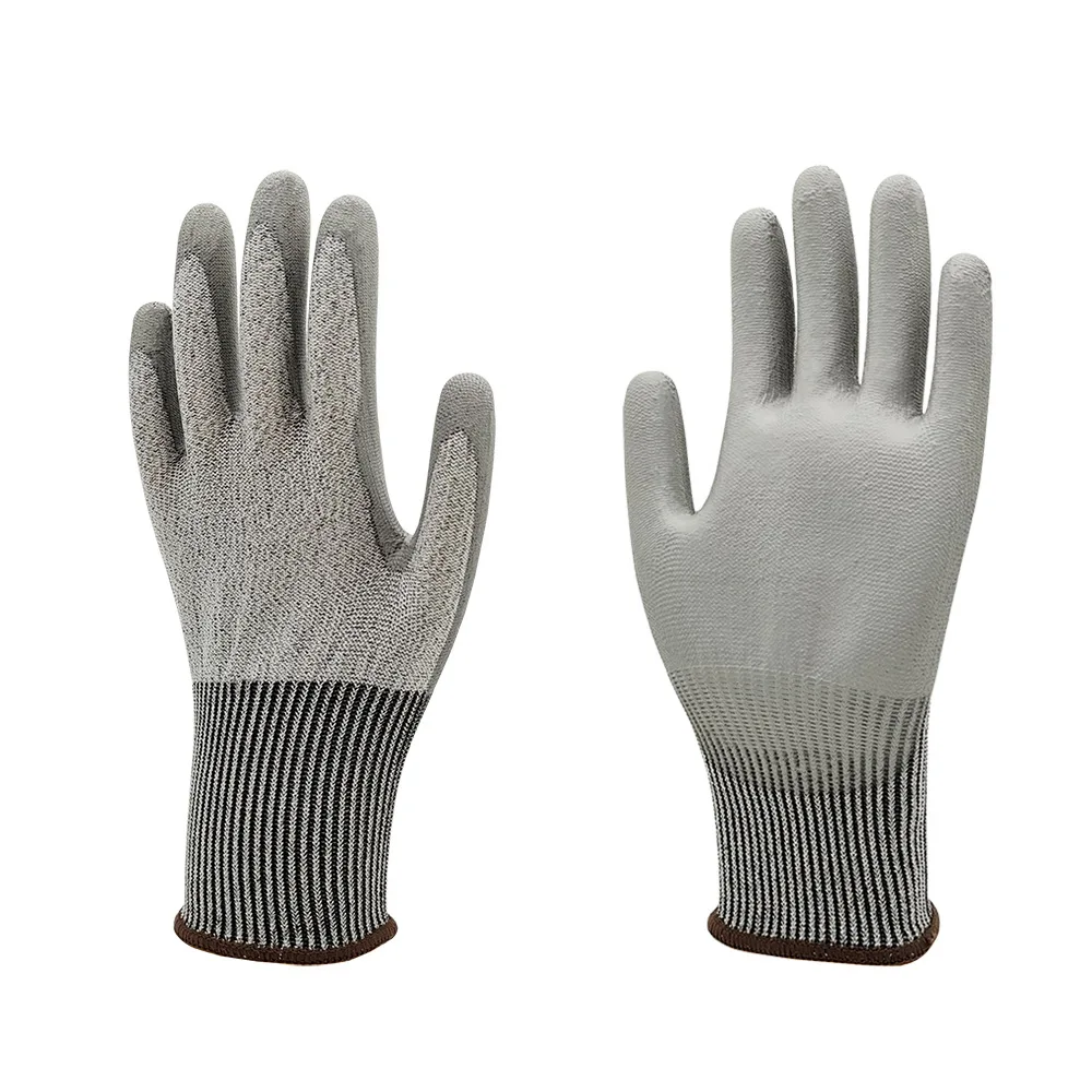 Cut Resistant Gloves Level 5 Cut Resistant Slip Resistant Abrasion Resistant Labor Kitchen Workshop Workplace Glass Lifting