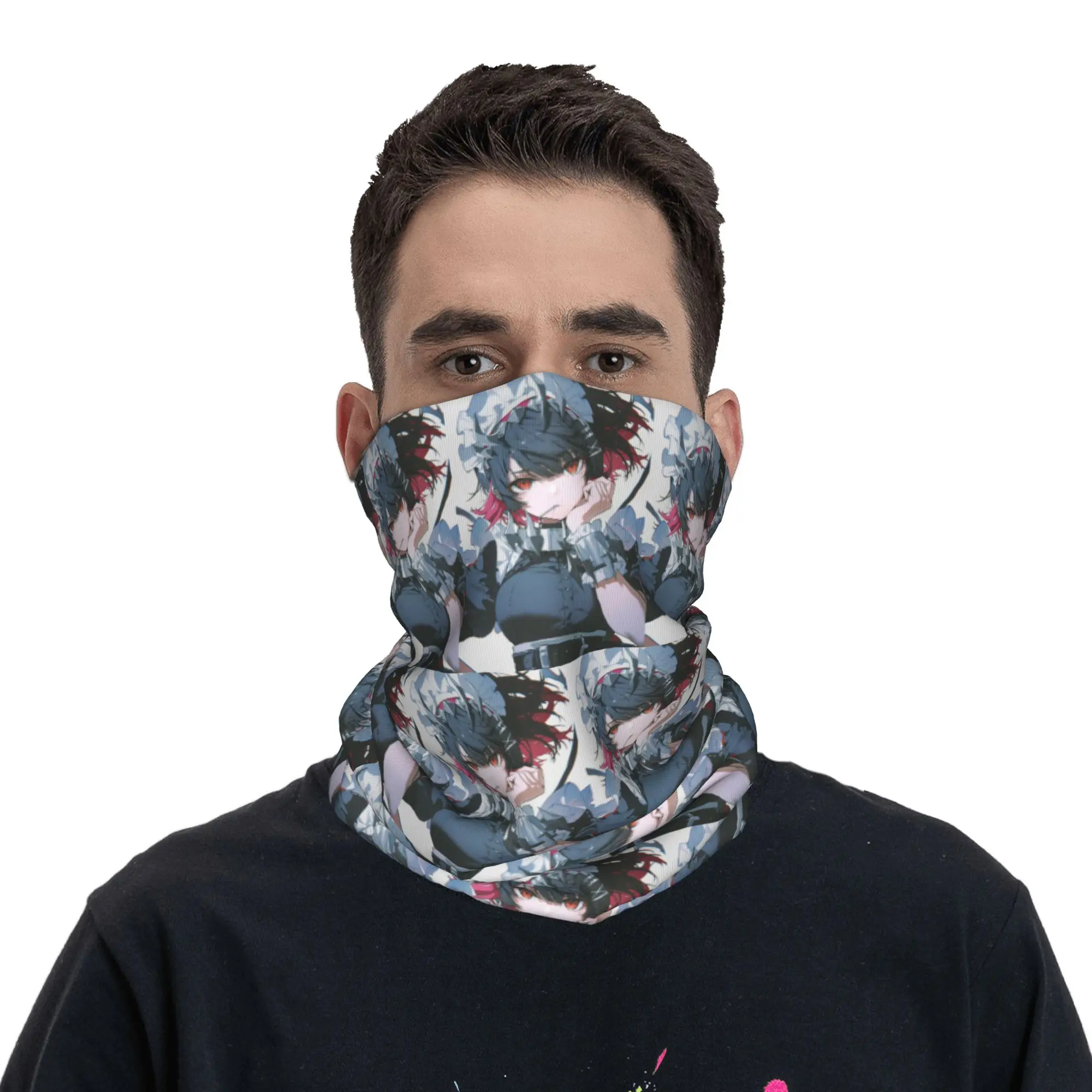 Game Zenless Zone Zero Ellen Joe Bandana Neck Cover Printed Wrap Scarf Multi-use Face Mask Riding For Men Women Adult Breathable