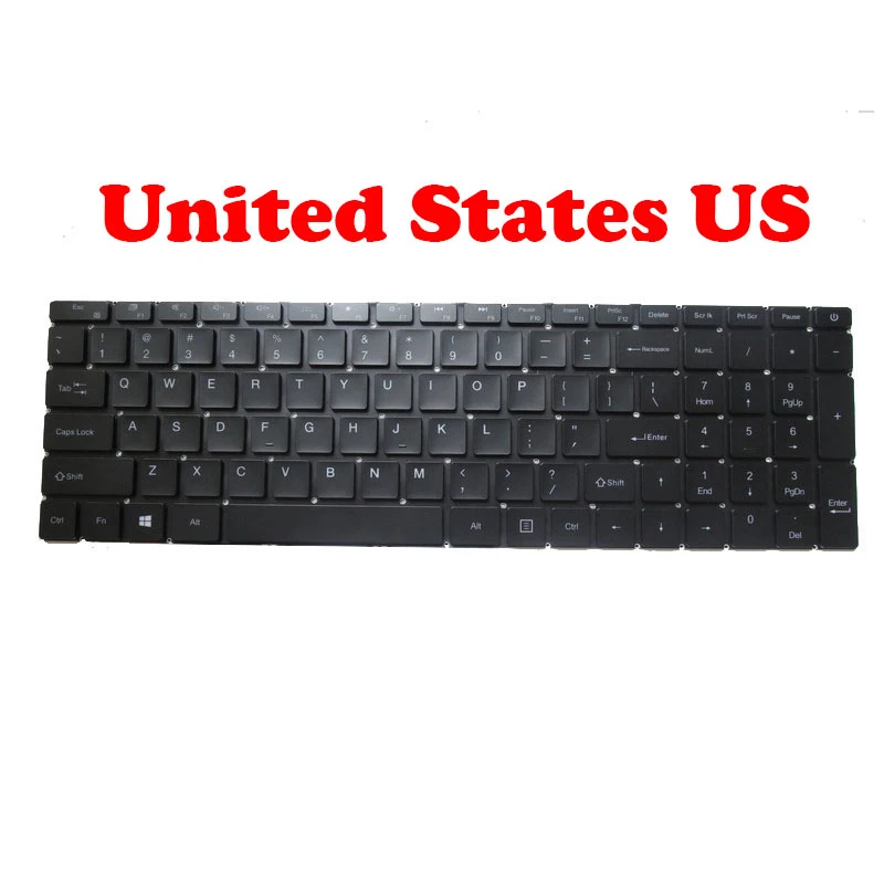 

Laptop Keyboard For 15.6 UITRABOOK YXT-NB93-94 MB3661001 Without Frame New Black United States US With Backlit