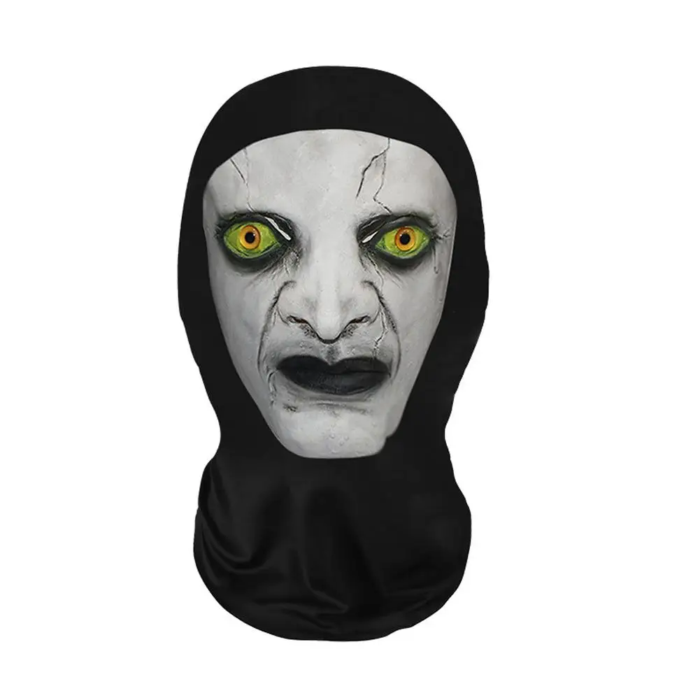 Halloween-Geistergesicht 3D-gedruckte Maske, dehnbares Netz, Vollgesichtsmaske, Totenkopf-Rollenspiel-Kopfbedeckung, Halloween-Cosplay-Horror-Balaclava – Detail 4