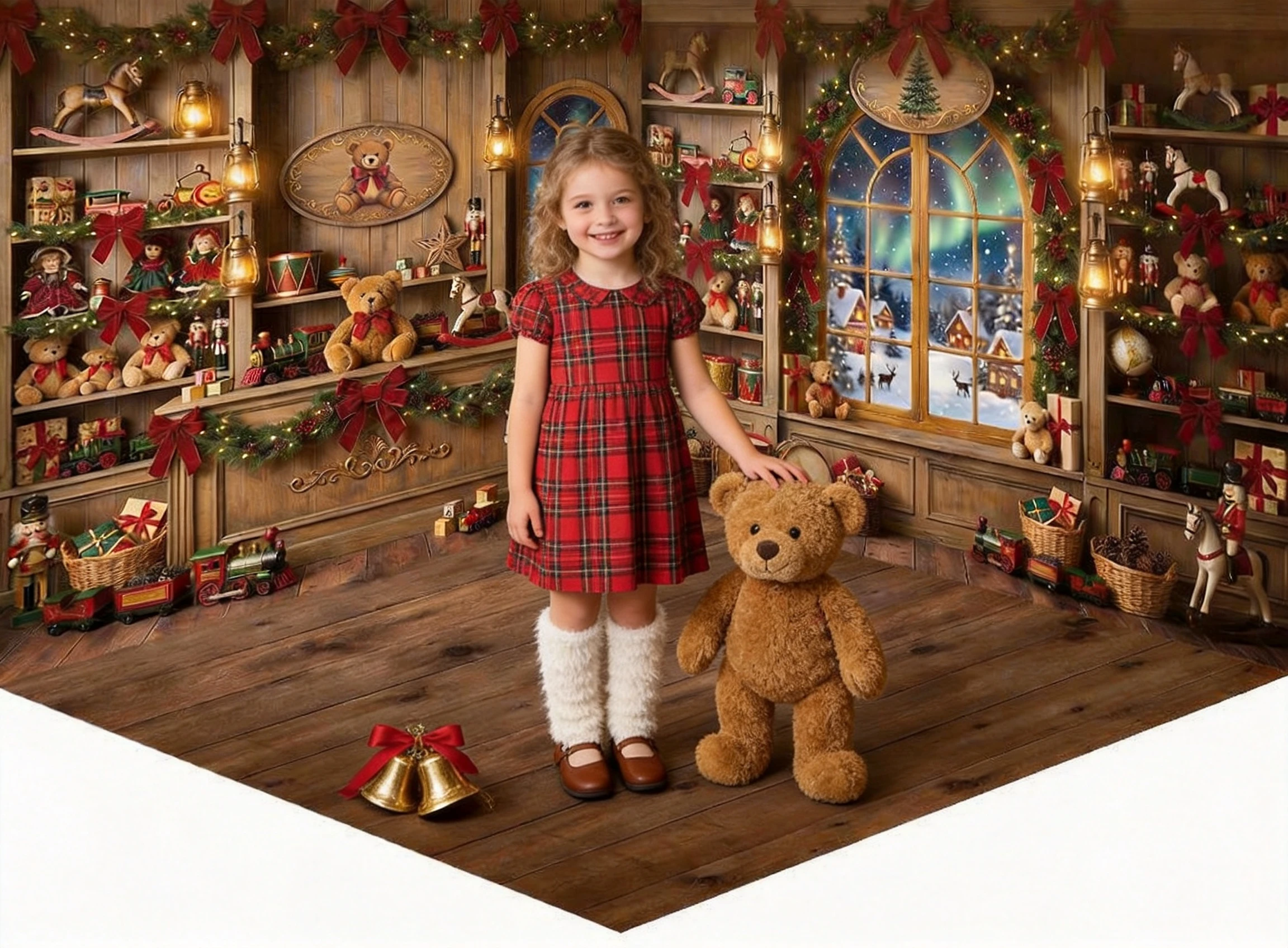 Christmas Rustic Wooden Toy Sh - Toys Background For Kids 评论和价格