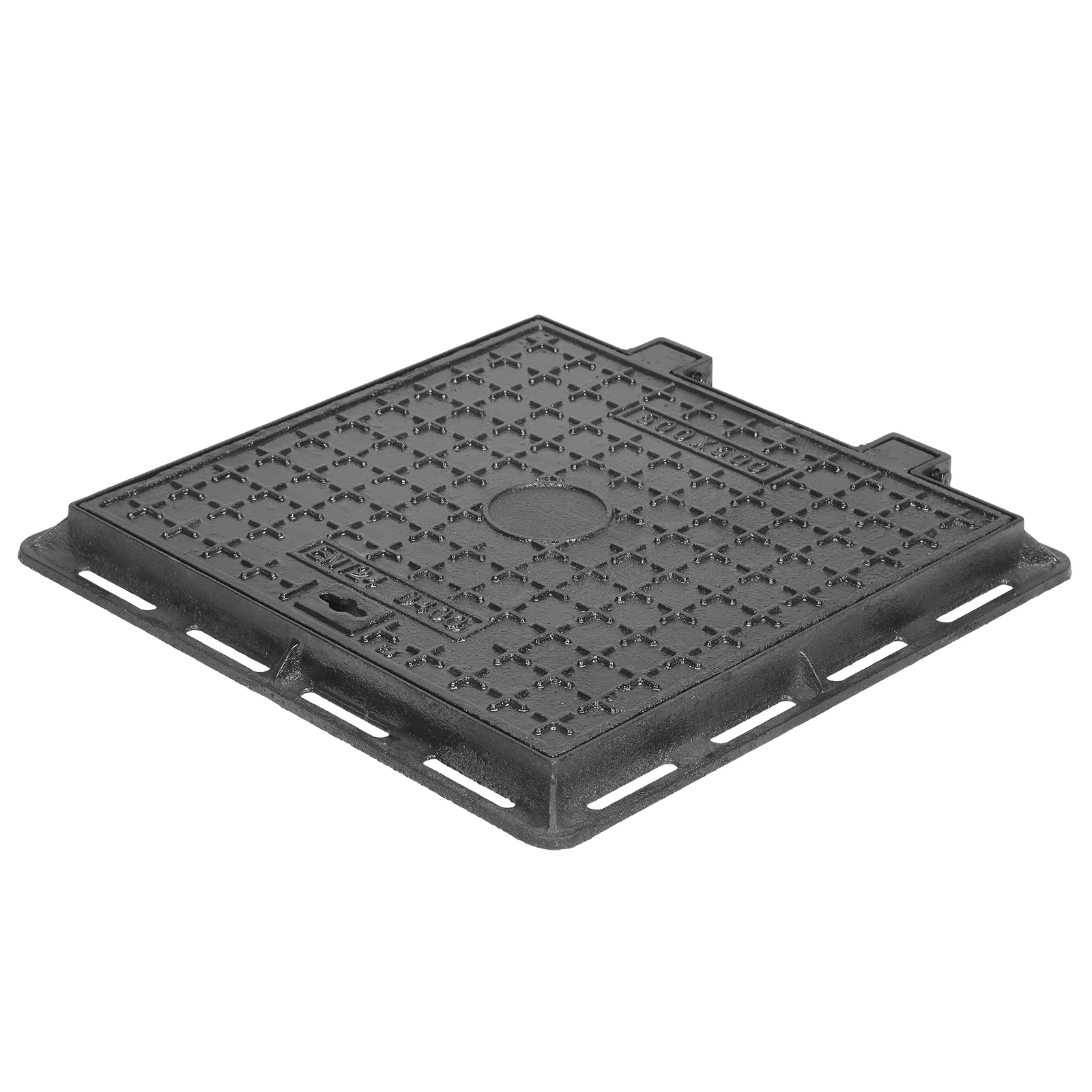 

Чугунная крышка люка и рама с основанием, люки-кабины с противоскользящим покрытием для канализации, двора, бетонного подвала, патио