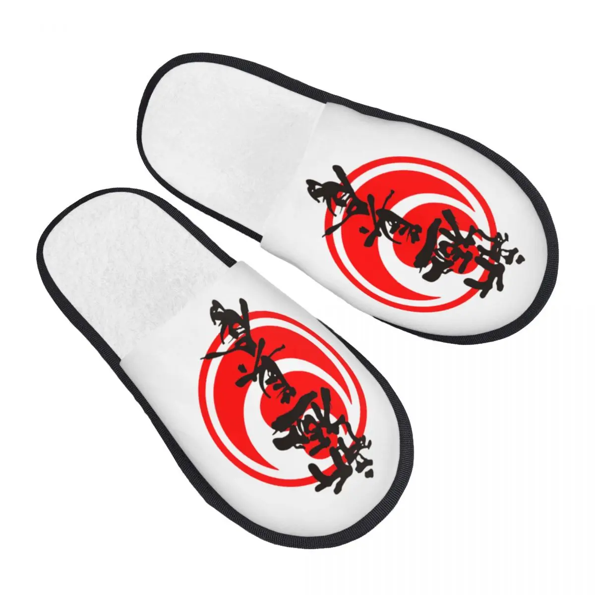 

Custom Print Women Kyokushi Karate House Slippers Cozy Warm Martial Arts Memory Foam Fluffy Slipper Indoor Outdoor Shoes