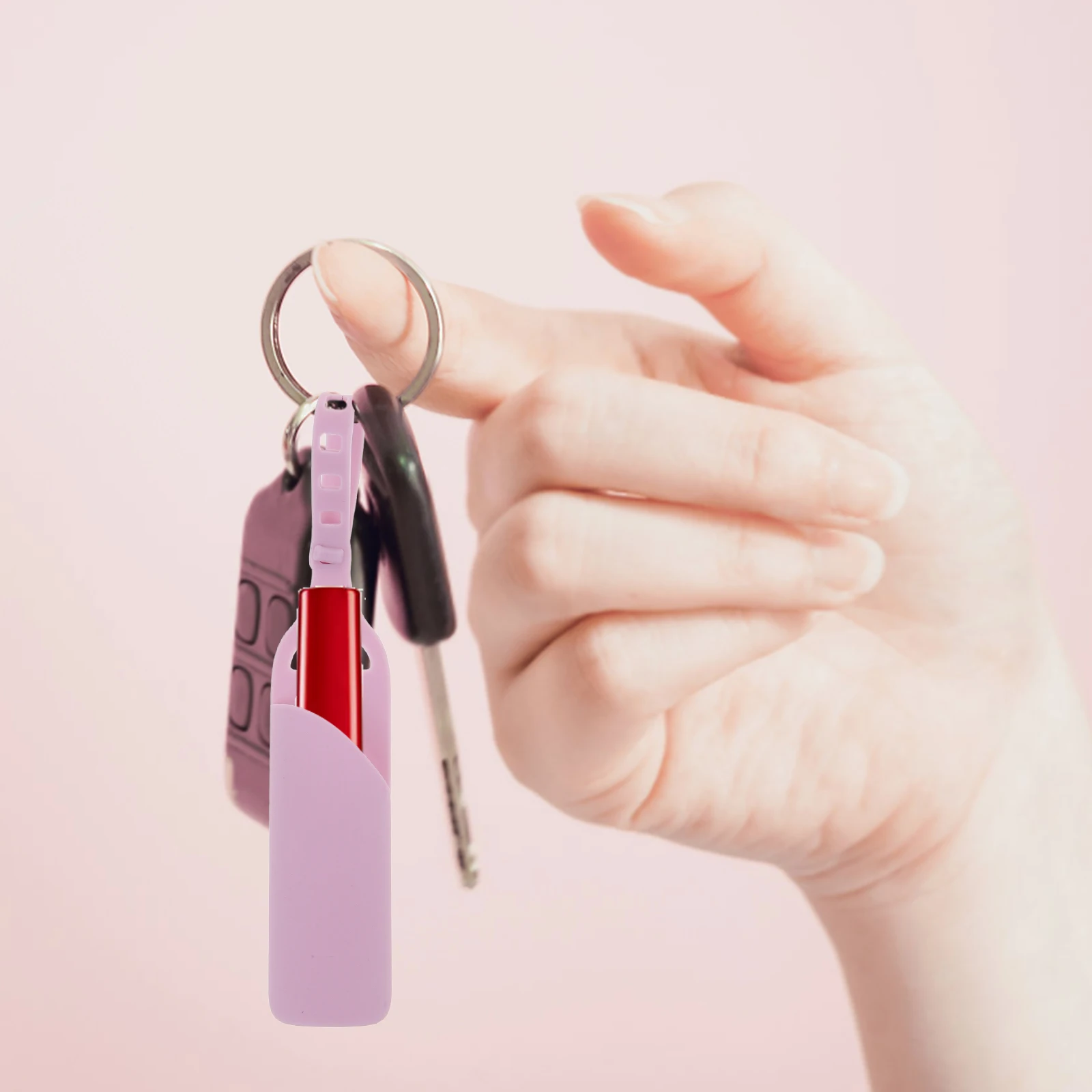 Przenośna Silikonowa Saszetka na Szminkę, Silikonowy Pokrowiec na Szminkę, Mini Etui na Balsam do Ust, Kosmetyczka na Szminkę