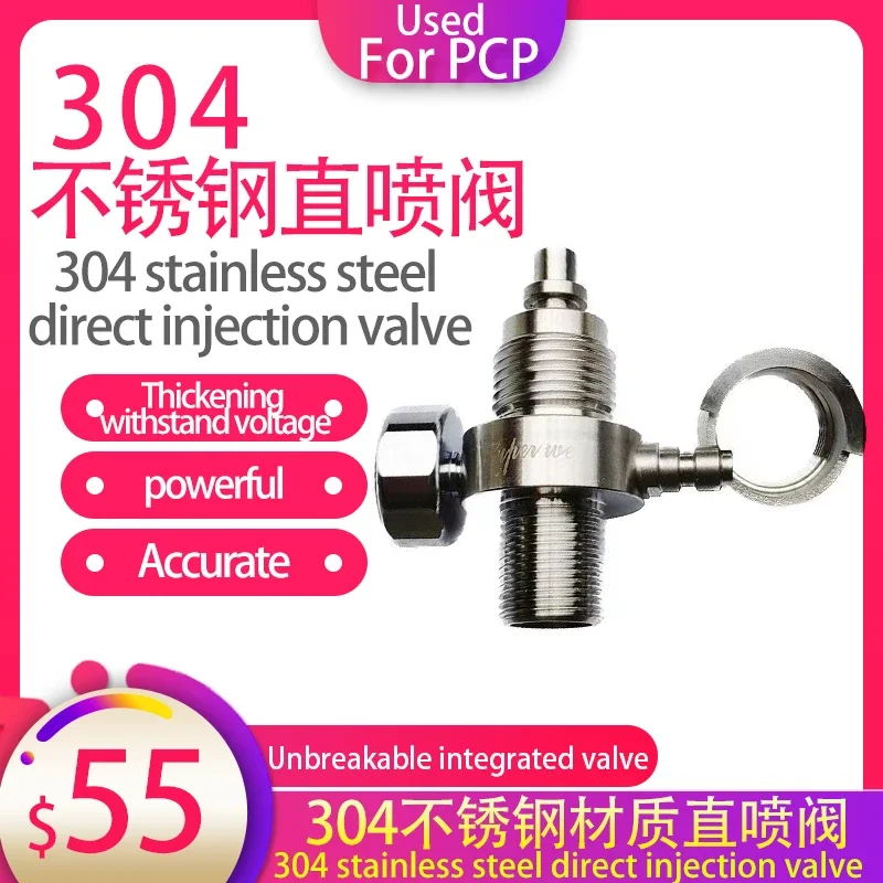 

Stainless Steel Direct Injection Valve, High Pressure Valve, Non-us Constant Pressure Valeconnecting Valve, 304