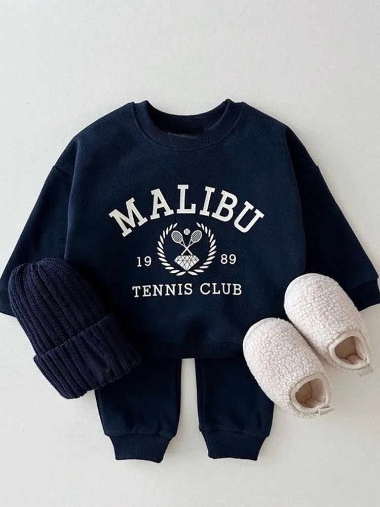 

Autumn/spring Casual Set For Boys And Girls Sweater Leggings Children's Top And Bottom Clothes Set Baby Outfit Set Clothing