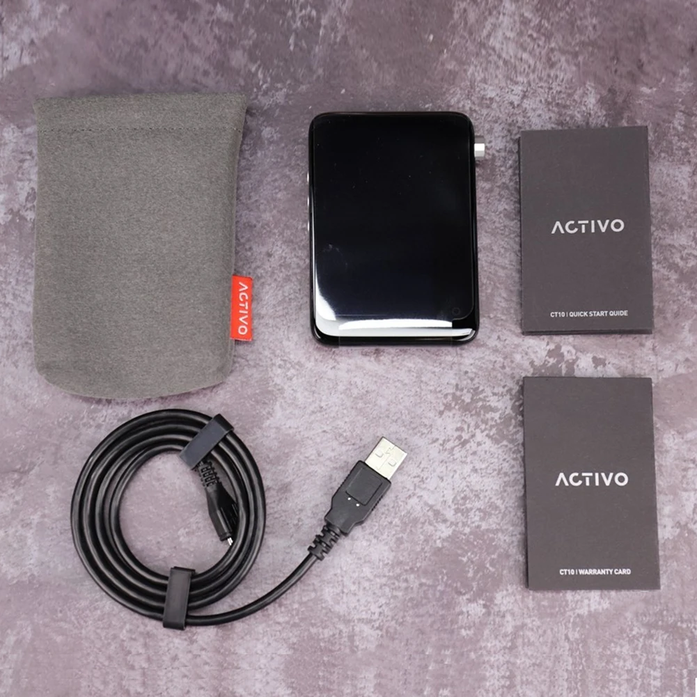 MP3-плеер ACTIVO CT10 с Bluetooth, WiFi, цифровым аудиоплеером высокого разрешения, портативные музыкальные плееры Hi-Fi с USB DAC, MQA DAP