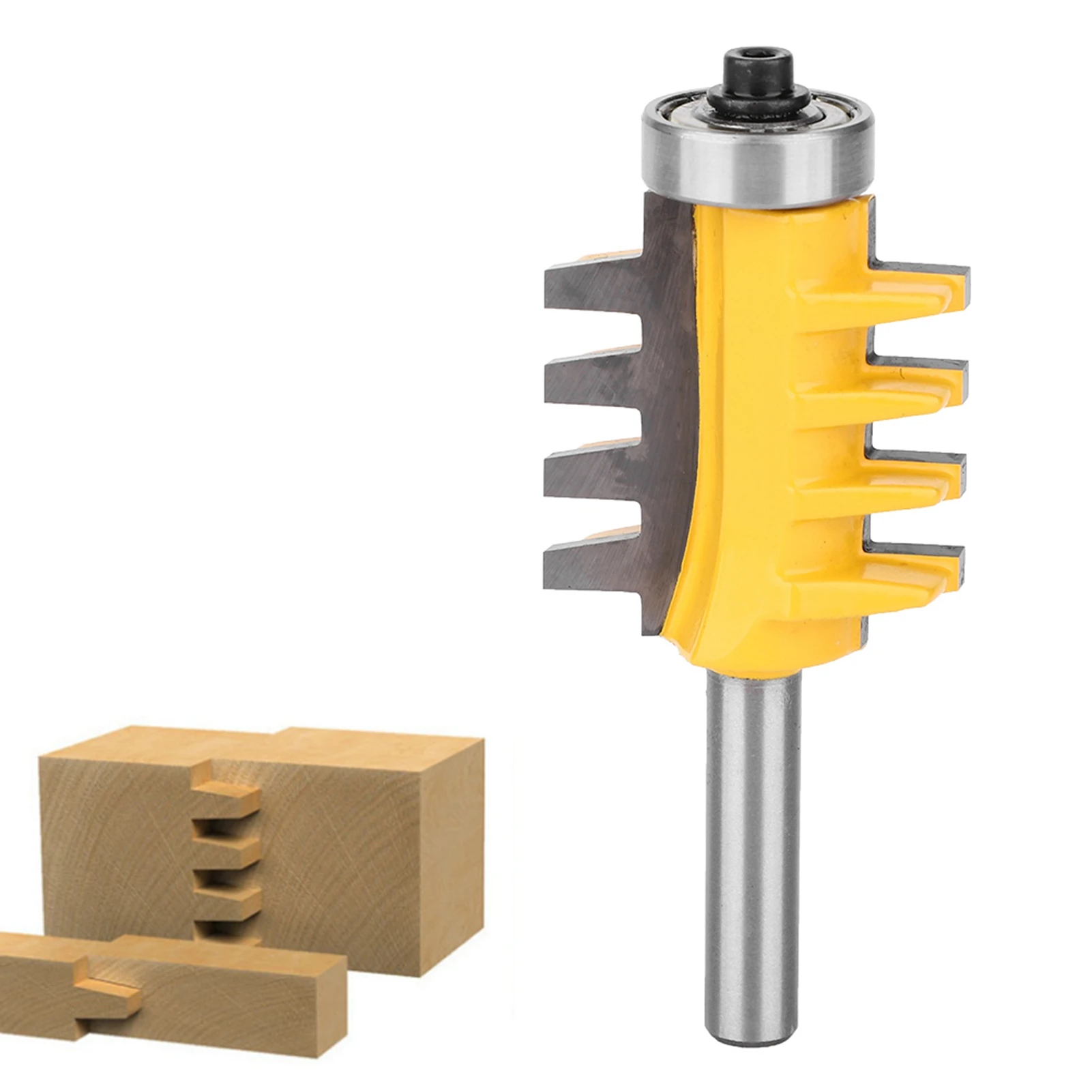 8mm Shank Finger Joint Router บิตแกะสลักเครื่องตัดไม้ Finger Joint Router บิตเครื่องตัด Router Bit
