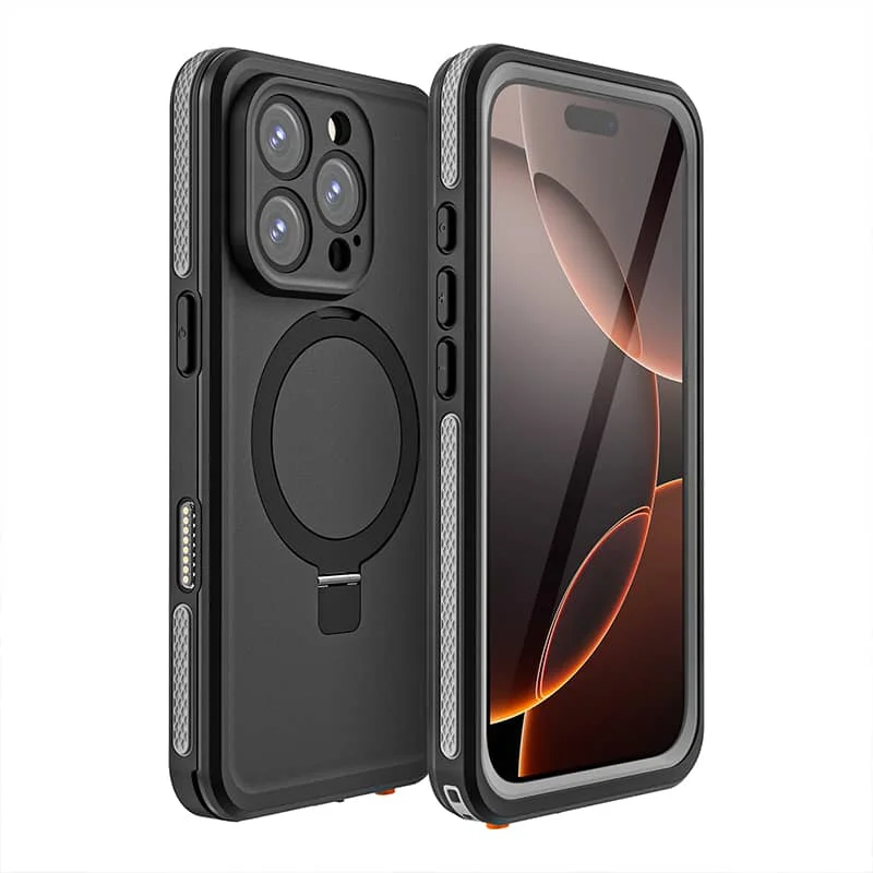 For iPhone 16 15 Pro Max 16 Plus 16 15 Pro Waterproof Case, [Compatible with Mag-Safe] Full-Body Heavy Duty Shockproof Case