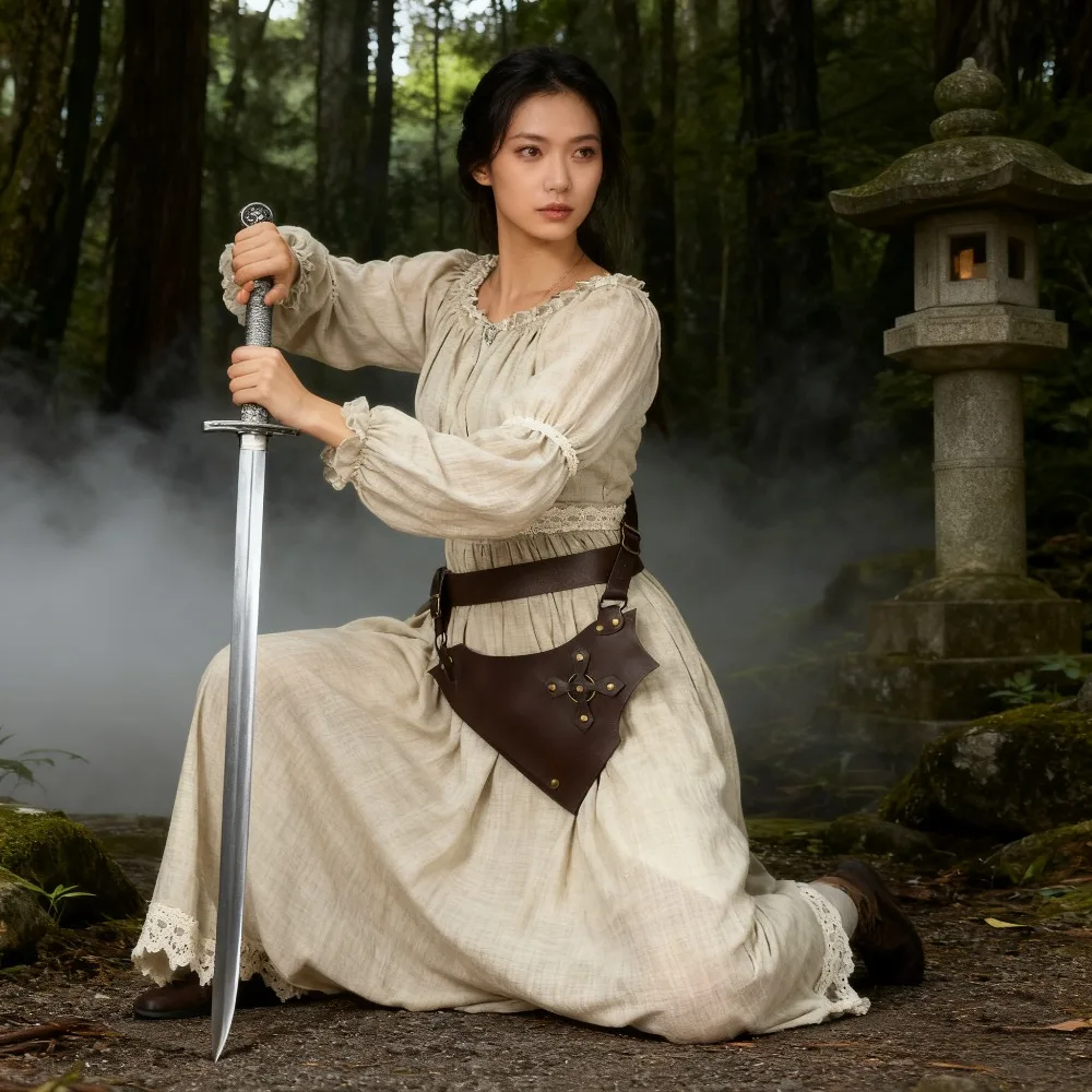 

Viking Sword Sheath Medieval Cross Knight Style Ideal for Halloween Cosplay