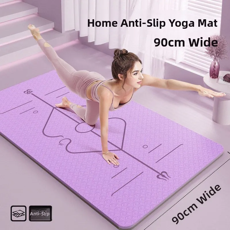 Thickened 80cm Yoga Mat for Women Shock Absorption Soundproofing Anti Slip Fitness Home Exercise Mat Children Suitable