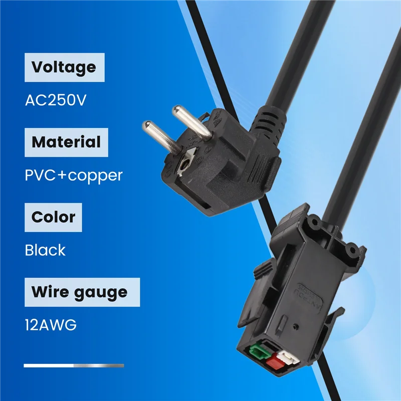 

B04B-2X P13 Anderson Plug Power Cord Suitable For S21, S21XP, S21pro, S19j XP, KS5, Ks5pro Miner Power Cable EU Plug