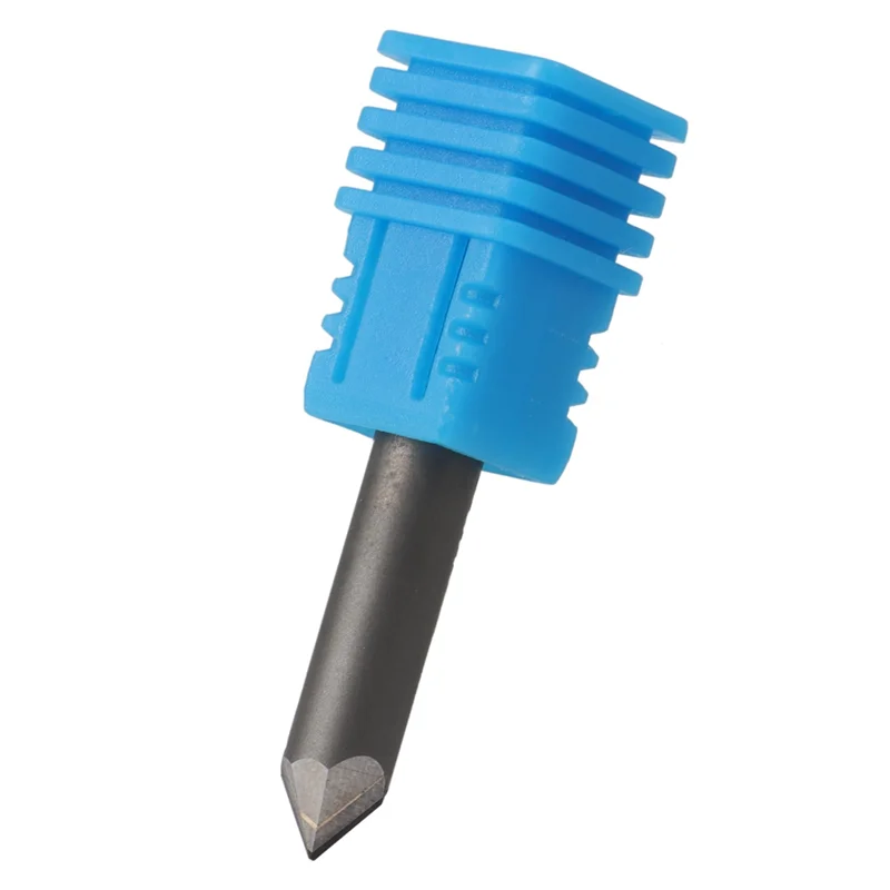 

4X PCD Алмазные гравировальные биты, гравер, инструменты для резьбы, карбидный фрезерный станок по камню на граните, мрамор D6xl40x70degreex0,4