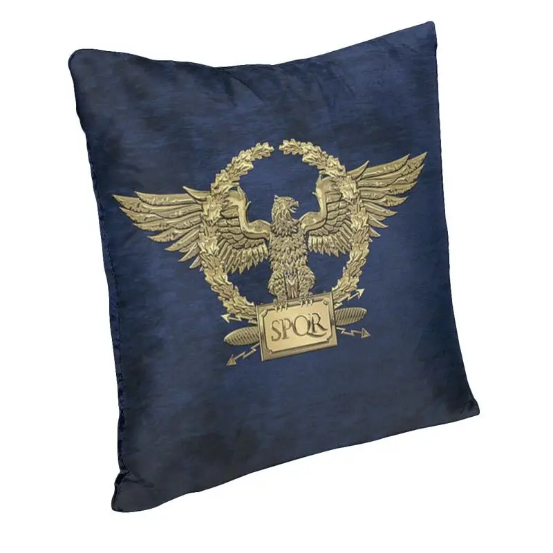 Gold Roman Imperial Eagle Cushion Covers Sofa Home Decorative SPQR Roman Legion Square Pillow Case For Living Room Decoration