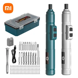 Xiaomi Mini Electric Screwdriver Set Tools 250r/min USB Cordless Rechargeable Screwdrivers Pen and Impact Drill Repair Home Tool